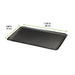 Vassoio catering in cartone con interno nero - 28 cm x 19 cm - 100 unità - dimensions