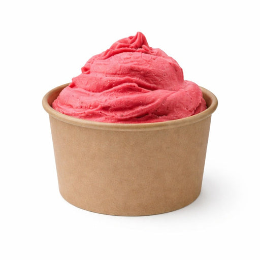 Contenitore in cartone kraft marrone per caldo e freddo - 270 ml - Ø 9,5 cm - H 5,3 cm - 1000 unità