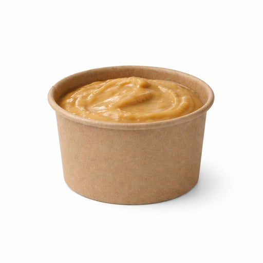 Contenitore in cartone kraft marrone per caldo e freddo - 60 ml - Ø 6,2 cm - H 3,5 cm - 1000 unità