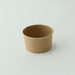 Contenitore in cartone kraft marrone per caldo e freddo - 60 ml - Ø 6,2 cm - H 3,5 cm - 1000 unità