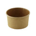 Contenitore in cartone kraft marrone per caldo e freddo - 60 ml - Ø 6,2 cm - H 3,5 cm - 1000 unità