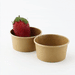 Contenitore in cartone kraft marrone per caldo e freddo - 86 ml - Ø 7,4 cm - H 3,8 cm - 1000 unità