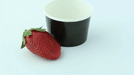 Contenitore in cartone nero per caldo e freddo - 130 ml - Ø 7,4 cm - H 5 cm - 1000 unità