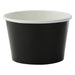 Contenitore in cartone nero per caldo e freddo - 280 ml - Ø 9,5 cm - H 6,2 cm - 500 unità