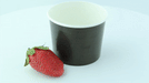 Contenitore in cartone nero per caldo e freddo - 320 ml - Ø 9 cm - H 7 cm - 500 unità