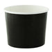 Contenitore in cartone nero per caldo e freddo - 320 ml - Ø 9 cm - H 7 cm - 500 unità