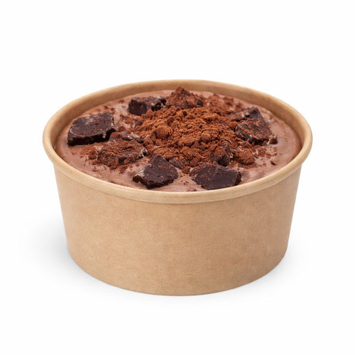 Contenitore in cartone di fibra di bambù per caldo e freddo - 150 ml - Ø 8,5 cm - H 5,2 cm - 1000 unità