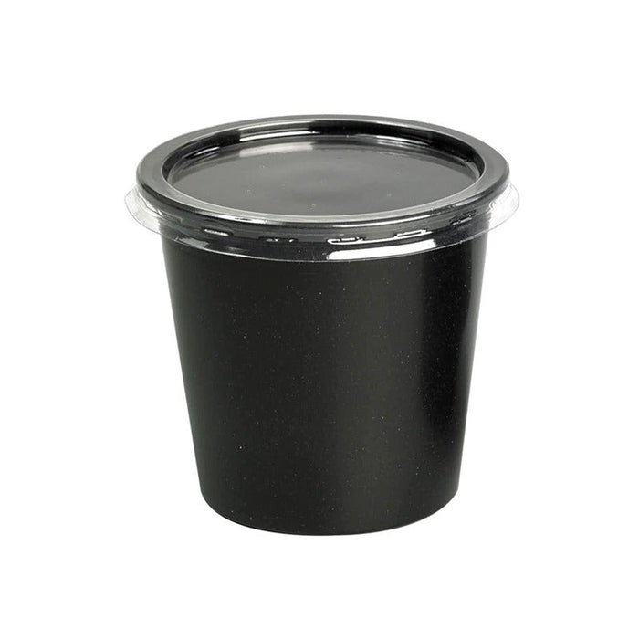 Coperchio piatto in PLA trasparente - Ø 7,6 cm - Compatibile con 210POPLA100F, 210POPLA110F - 2000 unità - dimensions