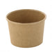 Contenitore in cartone kraft marrone per caldo e freddo senza plastica - 75 ml - Ø 6,1 cm - H 4 cm - 1000 unità