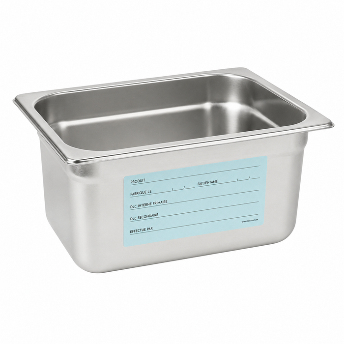 Etichetta di tracciabilità alimentare - 10 cm x 4 cm - 300 unità