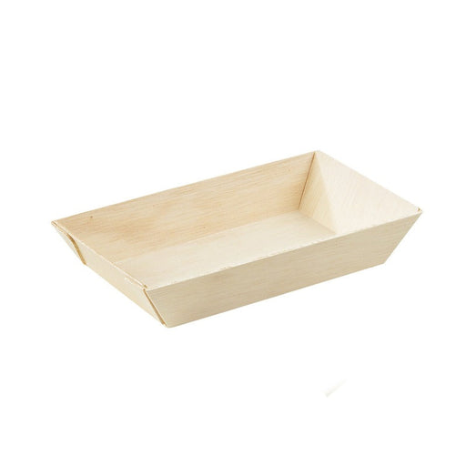 Vaschetta rettangolare in legno "Samouraï" - 15,5 cm x 8,5 cm x 2,8 cm - 100 unità