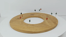 Supporto rotondo in bambù per 40 stecchini "Donut" - Ø 40,6 cm - H 1,6 cm - 3 unità
