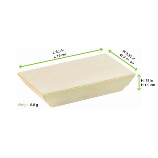 Coperchio in legno naturale "Samourai" - 15,5 cm x 8,5 cm x 1 cm - Compatibile con 210SAMBQ85 - 100 unità - dimensions
