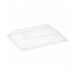 Coperchio in PET trasparente "Samourai" - 18,2 cm x 13,1 cm x 2,4 cm - Compatibile con 210SAMBQ130 - 100 unità