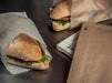 Sacchetto per sandwich in carta marrone con finestra - 12 cm x 4 cm x 34 cm - 1000 unità