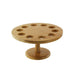 Supporto in bambù per coni a 10 fori - Ø 17,8 cm - H 9,2 cm - 2 unità