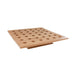 Supporto in bambù per coni a 36 fori - 40 cm x 40 cm x 8,5 cm - 1 unità