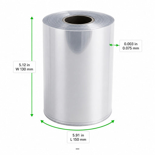 Film di sigillatura per bubble tea - 150 m x 13 cm - 1 unità - dimensions