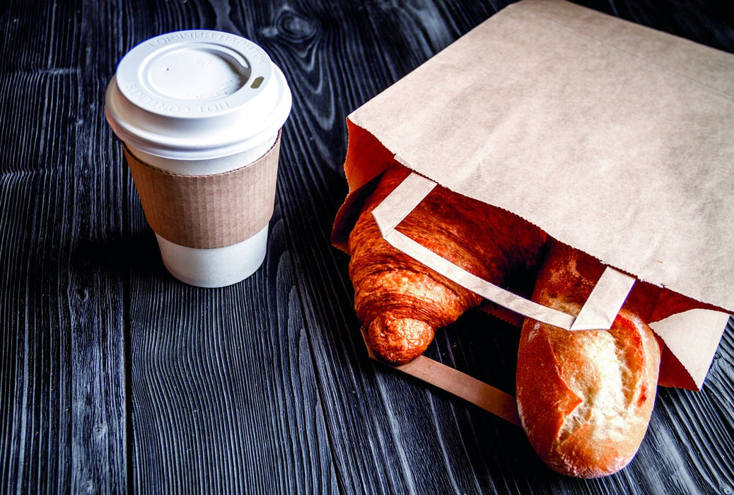 Sacchetto in carta marrone multiuso - 14 cm x 7 cm x 22 cm - 1000 unità