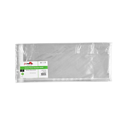 Busta Klever richiudibile in BOPP - 35 cm x 15 cm - 2000 unità