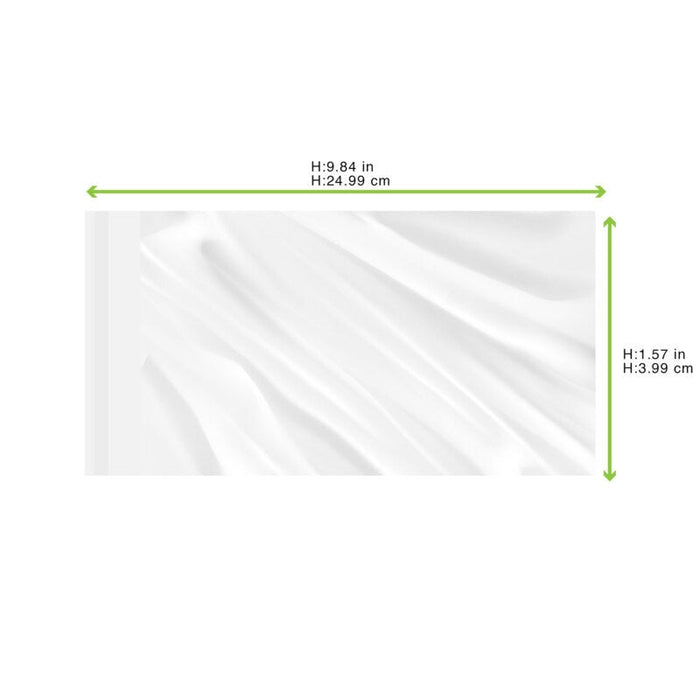 Busta Klever richiudibile in BOPP - 35 cm x 15 cm - 2000 unità - dimensions