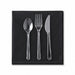 Tovagliolo micro point nero 2 veli - 20 cm x 20 cm - 2700 unità