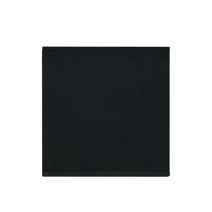 Tovagliolo micro point nero 2 veli - 20 cm x 20 cm - 2700 unità