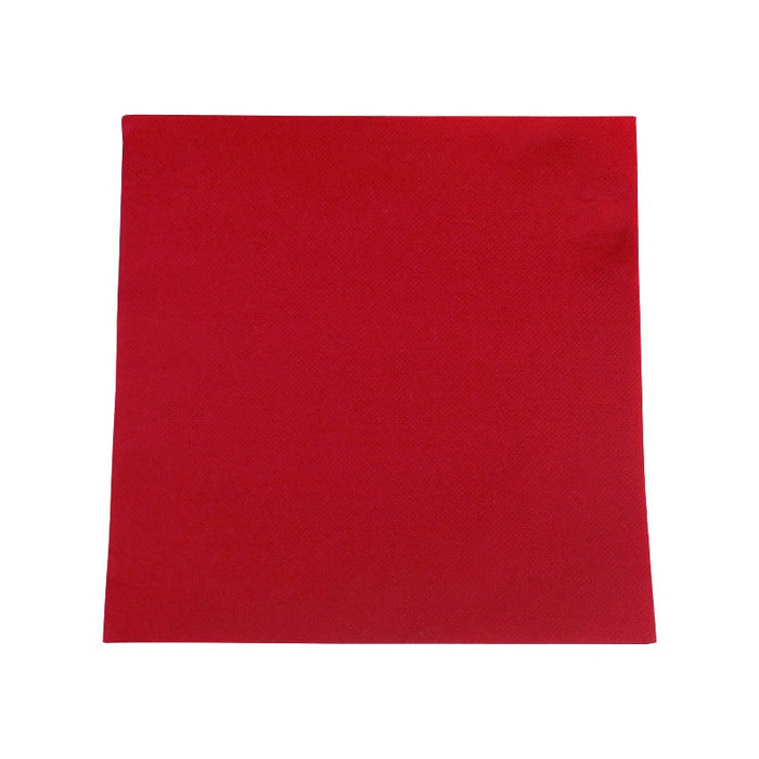 Tovagliolo micro point rosso 2 veli - 38 cm x 38 cm - 1440 unità