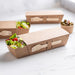 Fascia in cartone kraft per scatola snack - 21,5 cm x 9 cm x 5,3 cm - Compatibile con 210BCK500, 210BCK750 - 500 unità