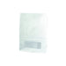 Sacchetto Bloomer in carta bianca con finestra - 15,7 cm x 8,5 cm x 22 cm - 500 unità