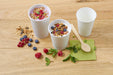Contenitore in cartone bianco per caldo e freddo - 350 ml - Ø 9 cm - H 8,9 cm - 500 unità