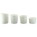 Contenitore in cartone bianco per caldo e freddo - 350 ml - Ø 9 cm - H 8,9 cm - 500 unità