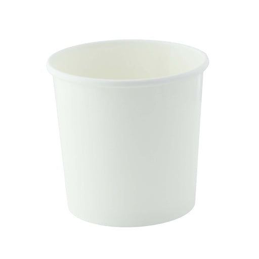 Contenitore in cartone bianco per caldo e freddo - 350 ml - Ø 9 cm - H 8,9 cm - 500 unità