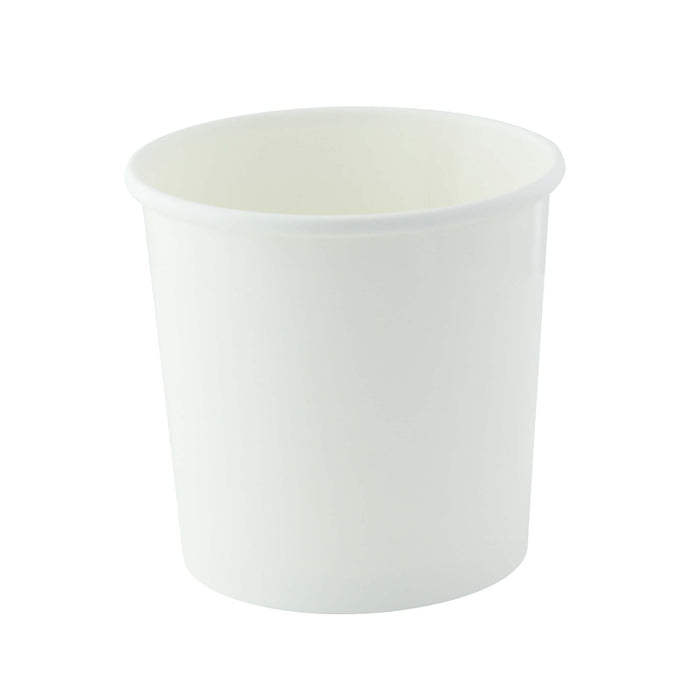 Contenitore in cartone bianco per caldo e freddo - 350 ml - Ø 9 cm - H 8,9 cm - 500 unità
