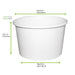 Contenitore in cartone bianco per caldo e freddo - 230 ml - Ø 9 cm - H 6,1 cm - 500 unità - dimensions