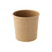 Contenitore in cartone kraft marrone per caldo e freddo - 360 ml - Ø 9 cm - H 8,5 cm - 500 unità