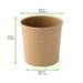 Contenitore in cartone kraft marrone per caldo e freddo - 360 ml - Ø 9 cm - H 8,5 cm - 500 unità - dimensions