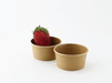 Contenitore in cartone kraft marrone per caldo e freddo - 230 ml - Ø 9 cm - H 5,7 cm - 500 unità