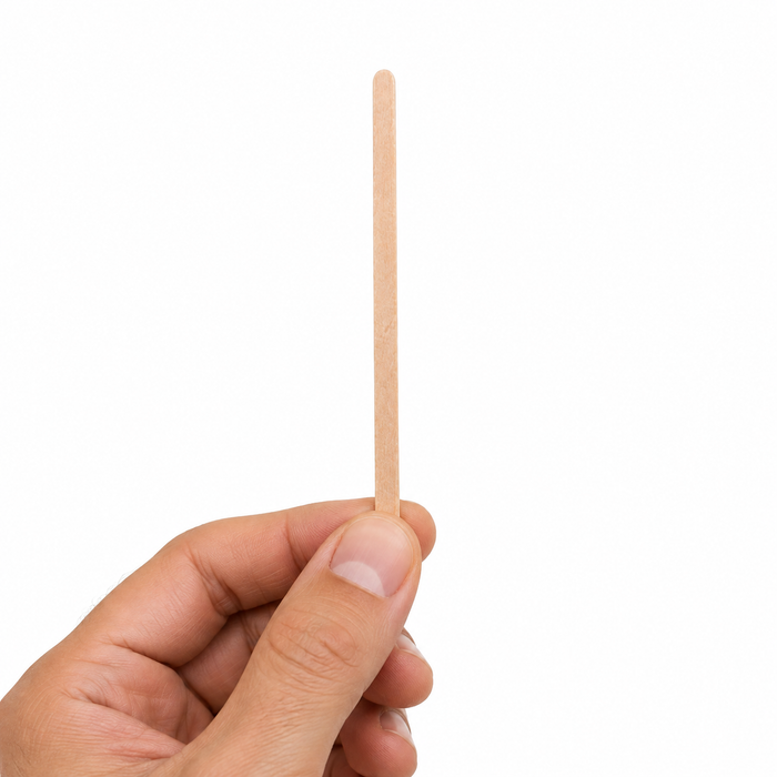 Palettina da caffè in legno a punte arrotondate - 11 cm - 10000 unità