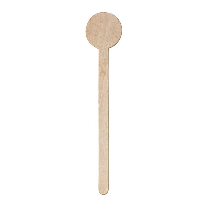 Palettina da caffè in legno a punta tonda - 10 cm - 5000 unità