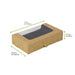 Scatola per sushi con finestra antiappannante per 12-14 pezzi - 17,9 cm x 10,6 cm x 4 cm - 200 unità - dimensions