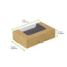 Scatola per sushi con finestra antiappannante per 10-12 pezzi - 15,2 cm x 10 cm x 4 cm - 200 unità - dimensions