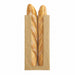 Sacchetto in carta kraft marrone con finestra microforata - 14 cm x 7 cm x 44 cm - 1000 unità