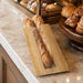 Sacchetto in carta kraft marrone con finestra microforata - 14 cm x 7 cm x 44 cm - 1000 unità