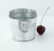 Tinozza ovale in metallo - 220 ml - 12 cm x 7 cm x 5,5 cm - 36 unità