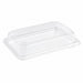 Coperchio in PET trasparente - 14,1 cm x 9,9 cm x 0,7 cm - Compatibile con 210TMFP37, 210TMFP50 - 600 unità