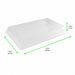 Coperchio in PET trasparente - 19,4 cm x 14,1 cm x 0,7 cm - Compatibile con 210TMFP100, 210TMFP120, 210TMFP75 - 400 unità - dimensions