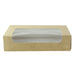 Scatola in cartone kraft laminato con finestra - 19 cm x 11,3 cm x 4,4 cm - 200 unità