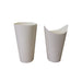 Contenitore per pasta in cartone bianco - 480 ml - Ø 9 cm - H 15,7 cm - 1000 unità