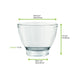 Bicchierino da shot rotondo - 43 ml - Ø 6,4 cm - H 4,9 cm - 48 unità - dimensions